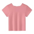 thumbnail image 1 of Chemises pour Filles, Manches Courtes, Été, Col Rond, Taille 4-5 Ans, Mignon, 1 of 7