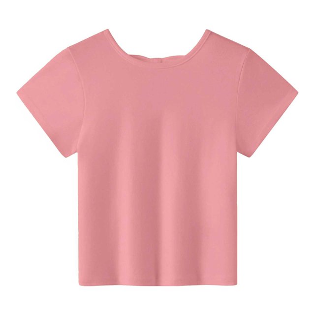 Chemises pour Filles, Manches Courtes, Été, Col Rond, Taille 4-5 Ans, Mignon
