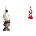 thumbnail image 1 of Figura de escritorio,Figura de loro para escritorio,oficina,decoración del hogar,Estatua de pájaro de resina,regalo de cumpleaños para inauguración de la casa,Escultura abstracta de, 1 of 8
