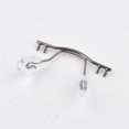 thumbnail image 1 of Retail Eyewear Bridge Replacement For Rimless Frame Stainless Steel Eyewear Nose Bridges With Nose Pad NB015 NB015 Gun, 1 of 6