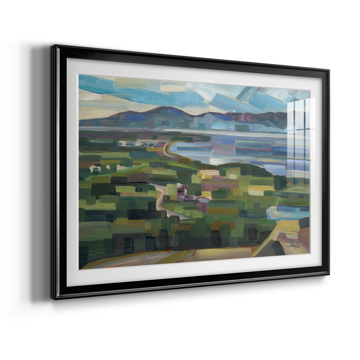 View From Goose Park Premium Framed Print - Ready to Hang