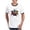 Black/White, variant on - Pugs Ninja T Shirt Men's Ringer T Shirt - 100% Cotton Ringed T-Shirt