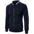 thumbnail image 2 of Yokua Men's coat Casual Fit Baseball Letterman coat Boys Bomber coat, 2 of 10