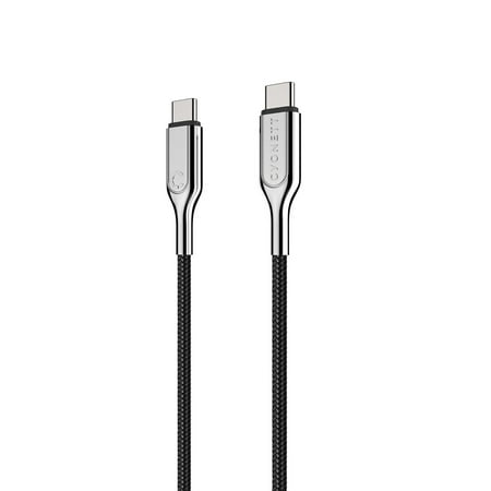 UPC: 0848116021133 | Cygnett Armored 2.0 USB-C to USB-C Charge and Sync Cable 3 Black (CY2677PCTYC) CYG2677PCTYC