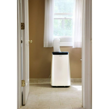 Amana - 350 Sq. Ft. Portable Air Conditioner - White/Black