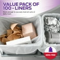 thumbnail image 2 of PAMI Tall Kitchen Garbage Bags with Twist Ties Lavender Plastic Trash Bags, 13 gal 100-Pack, 2 of 5