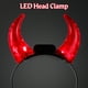 thumbnail image 4 of Diadema luminosa con cuernos de diablo y luces LED (1 unidad) para disfraz o decoración de fiesta., 4 of 7