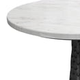 thumbnail image 5 of Simpli Home Myles 16 inch Wide Aluminum and Marble Contemporary Modern Side Table in Black, 5 of 8