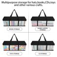 thumbnail image 3 of Hats Organizer Transparent Hat Storage Wide Hat Storage Bag,B, 3 of 5
