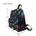 thumbnail image 3 of FORMRS Kids School Backpack with Front Zippered Pocket 12" Student Travel Daypack, Dark Blue Christmas, 3 of 6