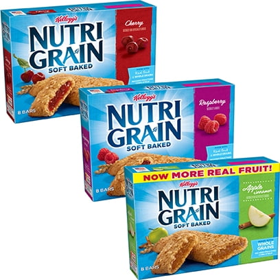 Kellogg's Nutri-Grain 8 ct Soft Baked Breakfast Bars Bundle (Pick 3)