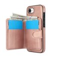 thumbnail image 6 of for iPhone 16e Case, Compatible with MagSafe, Detachable Magnetic Wallet Case with PU Leather Kickstand Card Slots Shockproof Protection 2 In 1 Function Case for iPhone 16e, Rosegold, 6 of 6