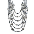 thumbnail image 2 of Midnight Paradise Pearl and Crystal Multi Strand Necklace, 2 of 3