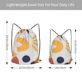 thumbnail image 4 of XMXT Waterproof Gym Bag, Abstract Pastel Art Patterns Drawstring Backpack for Men, m Multicolor, 4 of 8