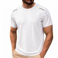 thumbnail image 2 of Cooling T-Shirts for Men with Mesh Panels and Quick Dry Fabric Featuring Sweat Wicking Fits for Running Trails Summer Training Outdoor Sports Hot Weather Exercise White L, 2 of 6