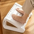 thumbnail image 5 of Foot Foot Step Stool Massage Roller Function Simple Style Compact Plastic Material Foot Rest for Under Desk, 5 of 5