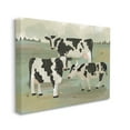 thumbnail image 3 of Rural Cows Grazing Trio Animals & Insects Graphic Art Gallery Wrapped Canvas Print Wall Art, 3 of 7