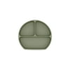 MAUMMY Silicone Compartment Plate in Moss - Modern Safe Neutrals for Baby Toddlers