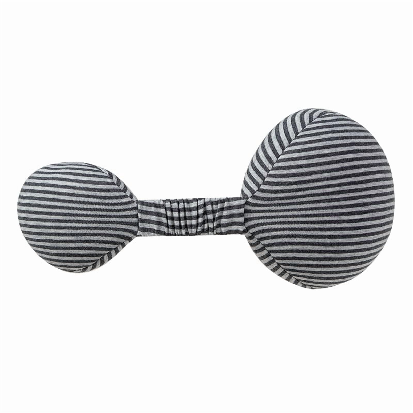 1pcs Sleep Mask for Side Sleeper Women Men,Eye Mask for Sleeping Light Blocking, Soft Breathable Night Blindfold, 2-In-1 (Eye Mask And Pillow)，Travel,Solid Light Gray