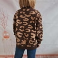 thumbnail image 5 of Fall Cardigans Women Loose Casual Leopard Print Long Sleeve V Neck Knit Sweater Outerwear Coats, 5 of 8