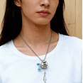 thumbnail image 6 of 2pcs Mini Rotating Fishing Reel Necklace - Stainless Steel Adjustable Chain Pendant, Moving Line Guide & Rotating Handle Design, Fishing Lover Gift, Stylish Daily Wear Jewelry for Anglers, Multicolor, 6 of 9