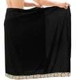 thumbnail image 2 of HAPPY BAY Men's Pareo Standard Swimsuits Sarong Full Swim Beach Wrap One Size Black-V454 Summer Vacation Aloha, 2 of 4