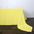 thumbnail image 2 of Efavormart Rectangle Tablecloth, 90"x156" Stain & Wrinkle Resistant Washable Table Cloth, Oblong Decorative Polyester Fabric Table Cover for Dining, Party, Wedding & Baby Shower- Yellow, 2 of 10