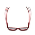 thumbnail image 4 of Fashion Red Square Reading Glasses 2.50 for Men Polarized Outdoor Magnetic Clip-on Sunglasses Plastic Presbyopic Glasses for Women UV +2.50, 4 of 5