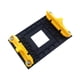thumbnail image 5 of Soporte de CPU, placa posterior de la placa base, soporte de zócalos, retención de montaje del radiador Amarillo, 5 of 9