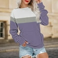 thumbnail image 2 of Ruyang Women's Fit Lightweight Raglan Sweatshirt Long Sleeve Graphic Tee Shirts Crew Neck Sweatshirts Pullover Tops for Women, 2 of 4
