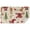 Beige Christmas Santa, variant on Red Christmas Santa Costume Pattern Rectangle Tablecloth 60"x84",Waterproof Polyester Rectangle Table Cloth, Wipeable Spillproof Polyester Tablecloth for Dining, Camping, Indoor and Outdoor