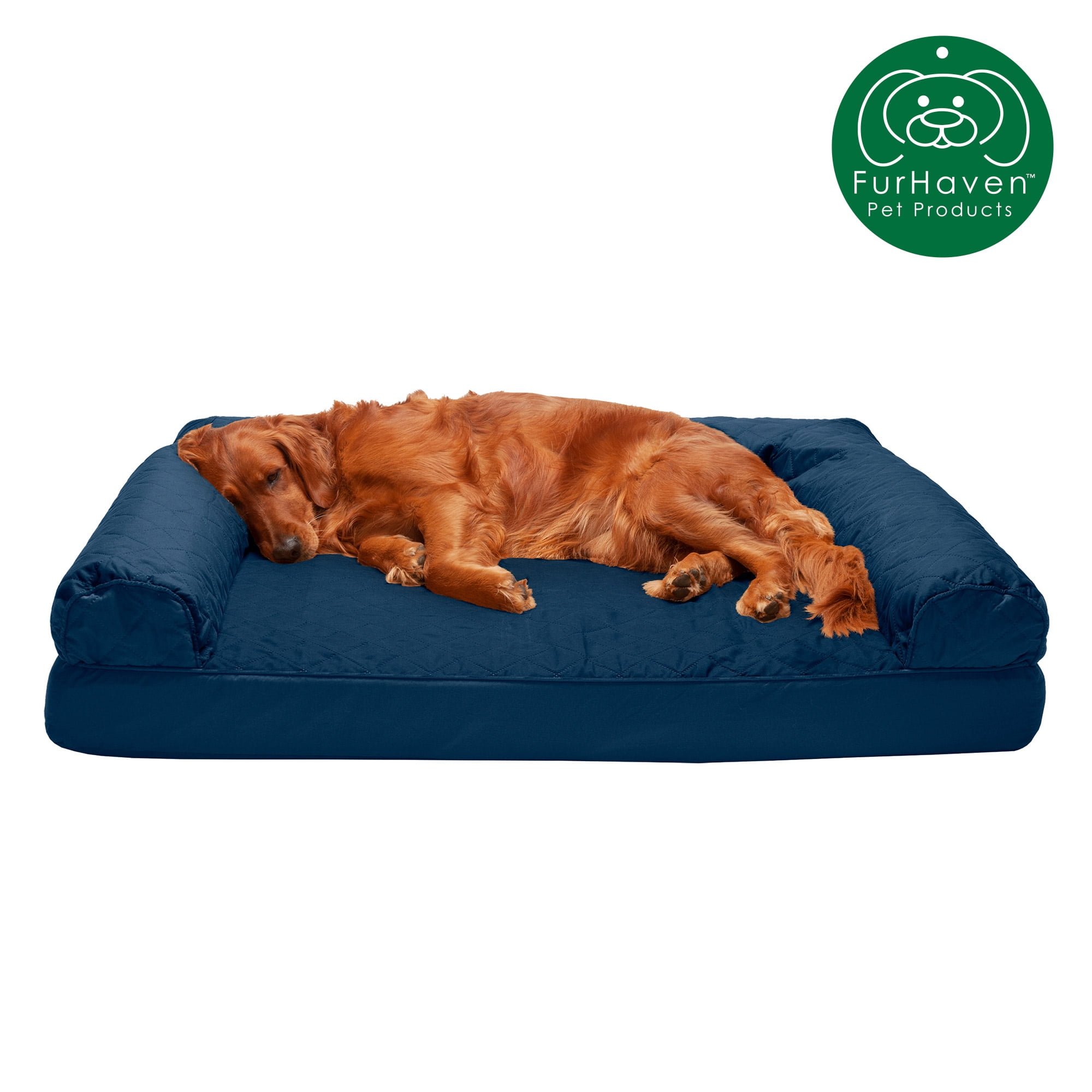FurHaven Pet Products Quilted Orthopedic Sofa Pet Bed for Dogs & Cats