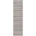 thumbnail image 2 of Well Woven Malaga Fresco Modern Geometric Beige High-Low Textured 2'7" x 9'10" Runner Rug, 2 of 7
