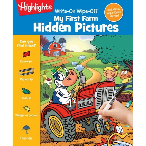 HIGHLIGHTS: Write-On Wipe-off My First Farm Hidden Pictures (Paperback)