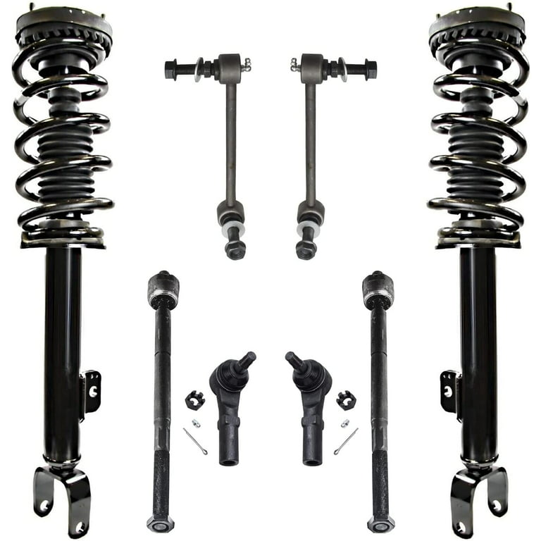 Detroit Axle - Front Struts w/Coil Springs Sway Bar Links Outer