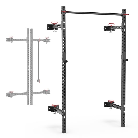 Synergee 2200 Series 750lb Capacity Foldable Wall-Mounted Exercise Power Cage