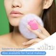 thumbnail image 4 of Caja para borlas de talco para bebés sin BPA, contenedor para borlas de talco para el rostro y el cuerpo para el cuidado del bebé, contenedor para borlas de talco para cosméticos de maquillaje con, 4 of 5