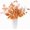 Orange Pink, variant on Colorful Artificial Eucalyptus Stems 6Pcs Faux Fall Flowers Leaves Bouquet for Wedding Centerpiece Vase Decoration