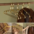 thumbnail image 4 of Anti-slip Suit Hanger Durable Anti-Deformation Aluminum Alloy Traceless Closet Dress Clothes Towel Hanger New, 4 of 5