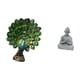 thumbnail image 5 of Elegante colección de esculturas de Buda de y mono para dormitorio, oficina, sala de estar, estantería, hotel, patio, decoración del hogar, 5 of 8