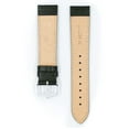 thumbnail image 4 of HIRSCH Kansas Buffalo Grain Leather Watch Strap - Green Band / Gold Buckle - M - 14mm, 4 of 8
