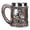 B, variant on Qocolcyl 3D Ram Skull Beer Mug, Stainless Steel Liner Gothic Drinking Cup, Vintage Sculpture Bar Ornament for Home Party Indoor Outdoor Halloween Decorations Holiday Gift