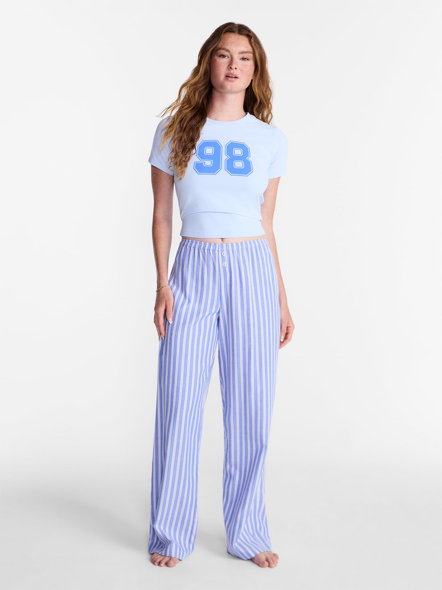 No Boundaries Sleep Boxer Pants, Women's XS-XXL