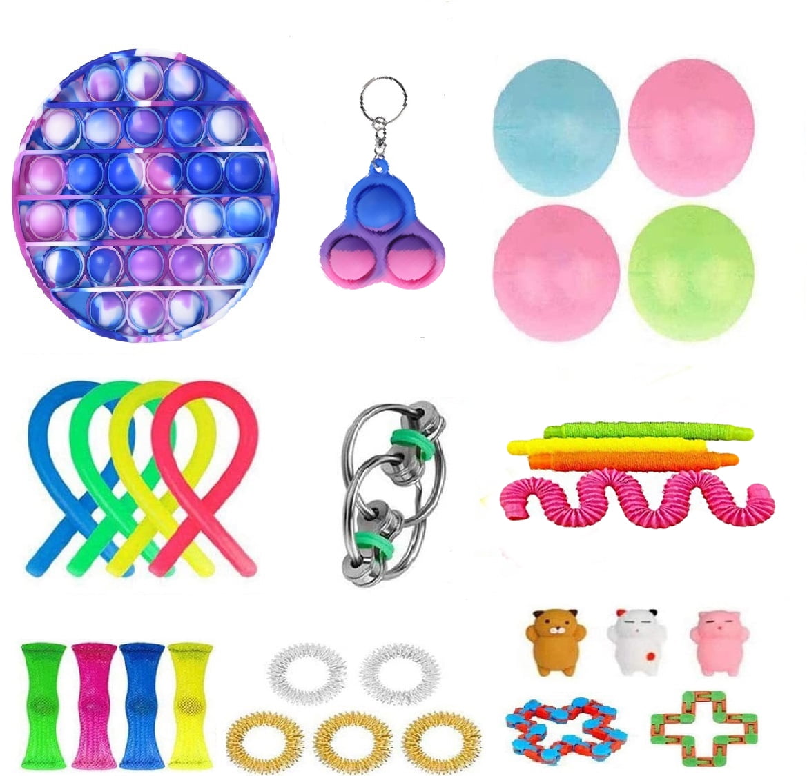 Citgeett 22 Pcs Sensory Fidget Toy Set, Stress Relief and Anti Anxiety