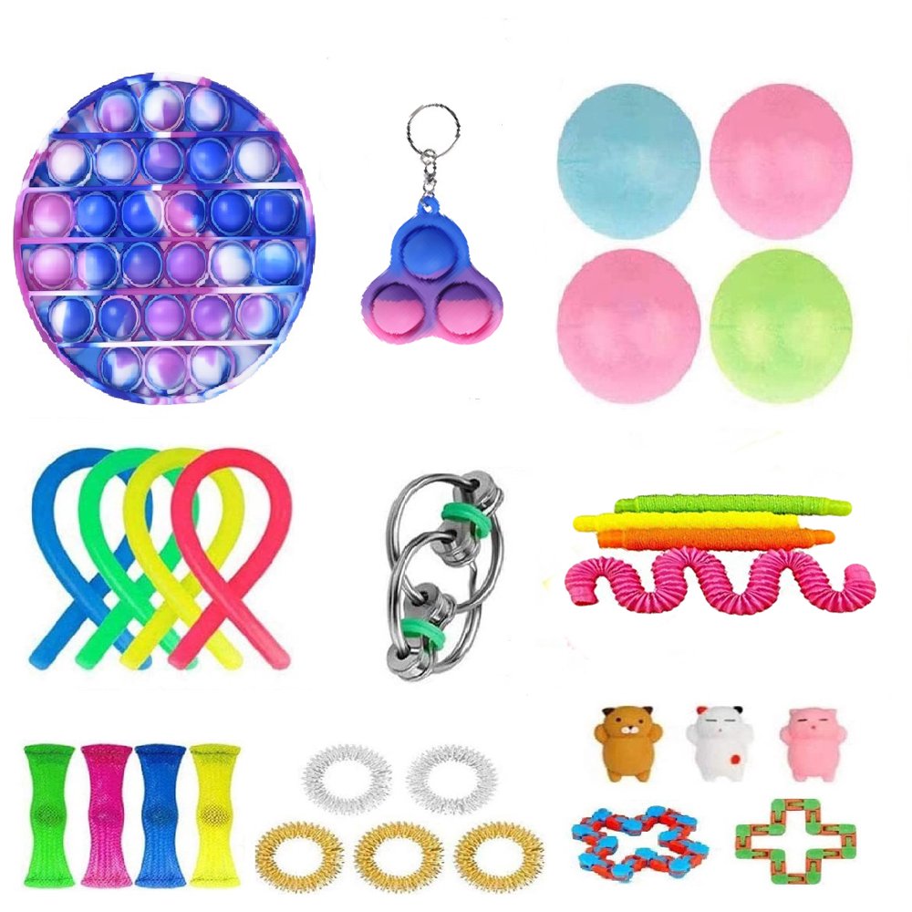 Citgeett 22 Pcs Sensory Fidget Toy Set, Stress Relief and Anti Anxiety