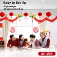 thumbnail image 4 of Active Mind Ltd 2026 Chinese New Year Decorations, 50in 3D Dragon Garland, Hanging Lanterns Set with Horse Year Felt Ornaments for Lunar New Year Spring Festival Wall Door Home Party Decor, 4 of 9