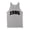 Grey, variant on 1986 College Style Tank Top Unisex Large White