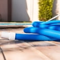 thumbnail image 4 of Pool Central Blow-Molded PE In-Ground Swimming Pool Vacuum Hose 36' x 1.25" - Blue, 4 of 7