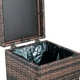 thumbnail image 7 of Ktaxon 27 Gallon Outdoor Garbage Can Trash Bin Wicker Trash Can Outdoor,Patio,Garden, 7 of 7