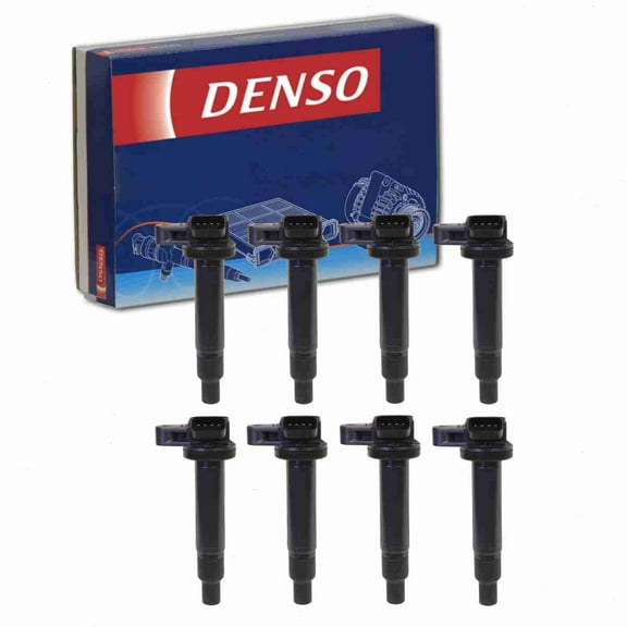 8 pc DENSO Direct Ignition Coils compatible with Toyota Tundra 4.7L V8 2000-2009